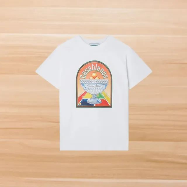 Casablanca Graphic T-Shirt Tennis Club Print
