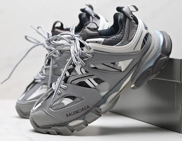 Balenciaga Speed Trainer Grey White Black