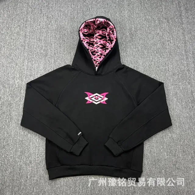 Mertra Hooded Sweatshirt Pink Logo & Lining