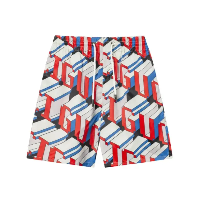Gucci Logo Print Shorts 3D GG Pattern