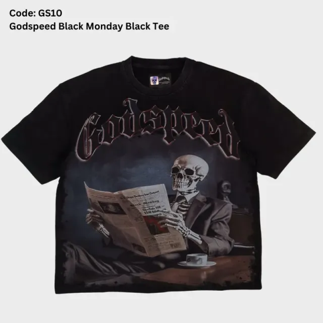 Gst10 Godspeed Black Monday Black T-Shirt