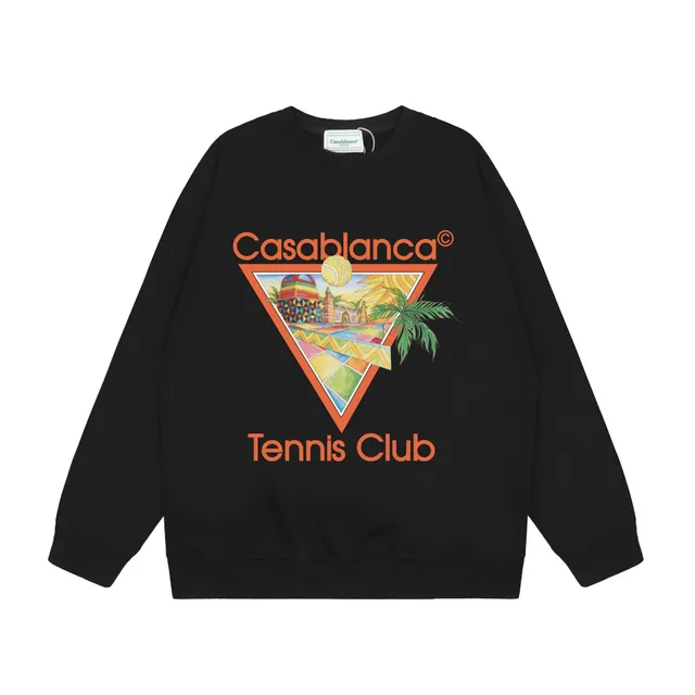 Casablanca Tennis Club Sweatshirt Vintage Graphic