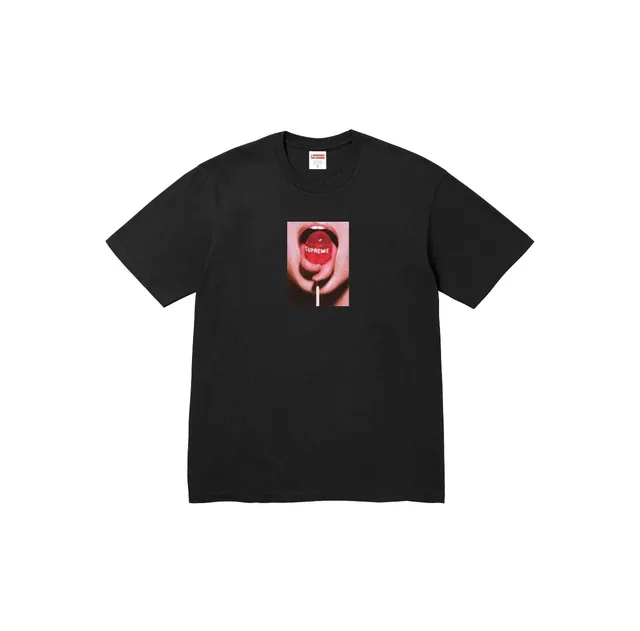 Supreme Lollipop Tee Red Lollipop Print