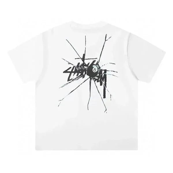 Stüssy Graphic T-Shirt Cracked 8-Ball