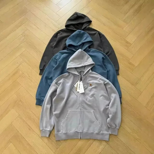 Carhartt Zip-Up Hoodie Washed Cotton