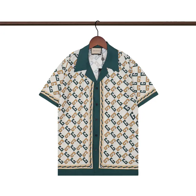 Gucci GG Print Shirt Multicolor Logo Pattern