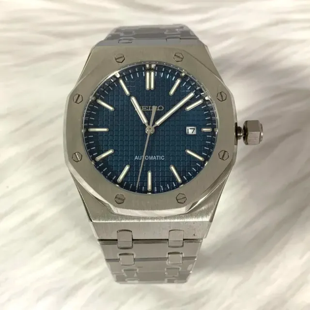 Audemars Piguet Royal Oak Blue Tapisserie Dial