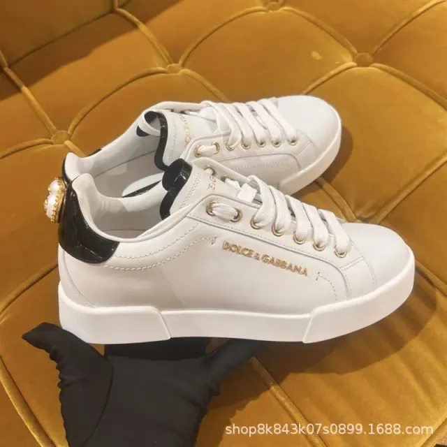 Dolce & Gabbana Sneaker Pearl-Embellished