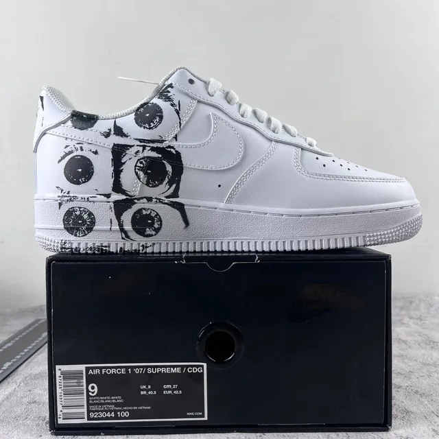 Nike × Comme des Garçons Air Force 1 '07 Low Supreme / CDG
