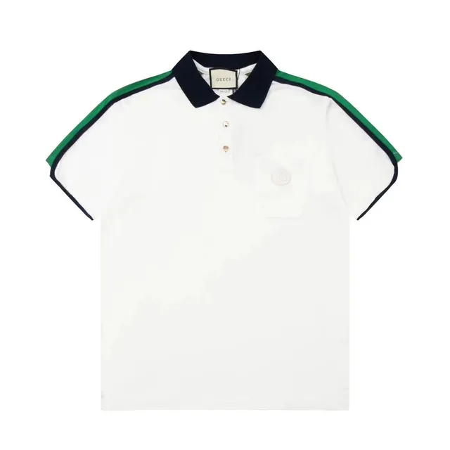 Gucci Polo Shirt Web Stripe Trim