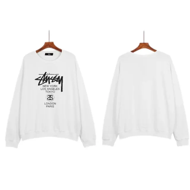 Stüssy Crewneck Sweatshirt World Tour Graphic