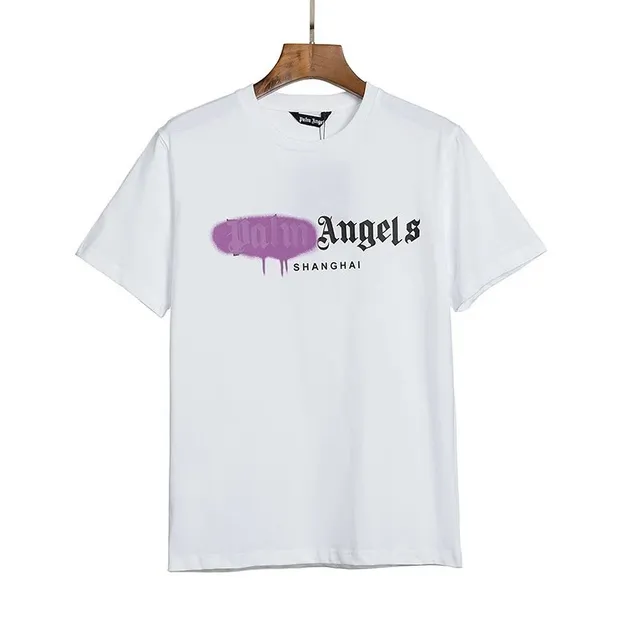 Palm Angels Graphic Tee Shanghai Spray Paint