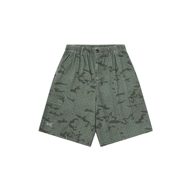 BAPE Cargo Shorts Grid Camo