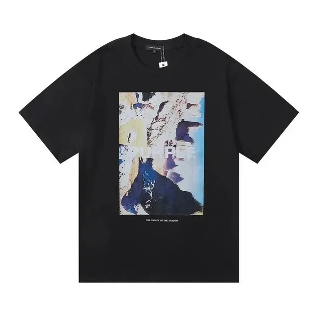 Purple Brand Graphic Tee The Valley of the Shadow Print