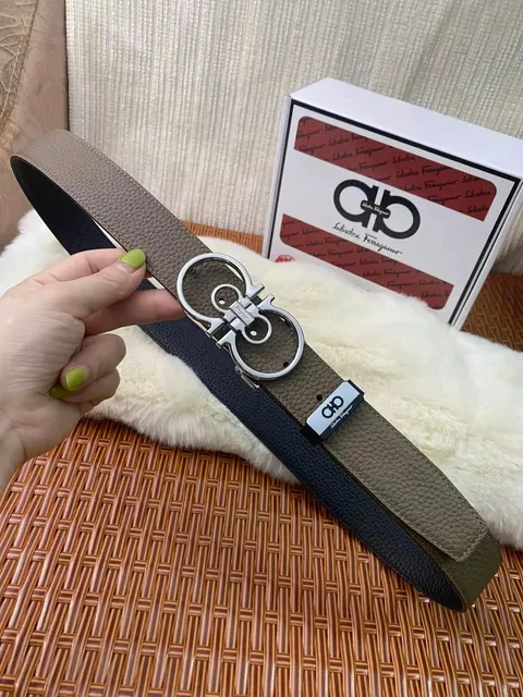 Ferragamo Gancini Belt Two-Tone