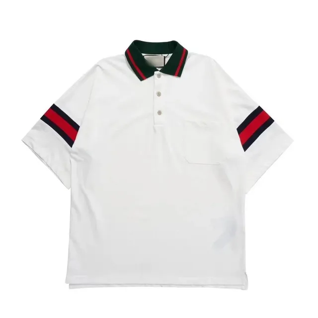 Gucci Polo Shirt Web Stripe Collar and Sleeve