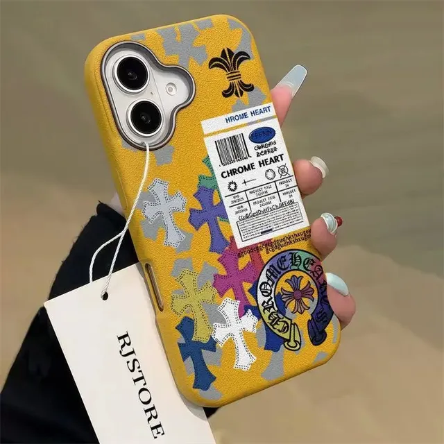 Chrome Hearts Phone Case Cross Motif Print