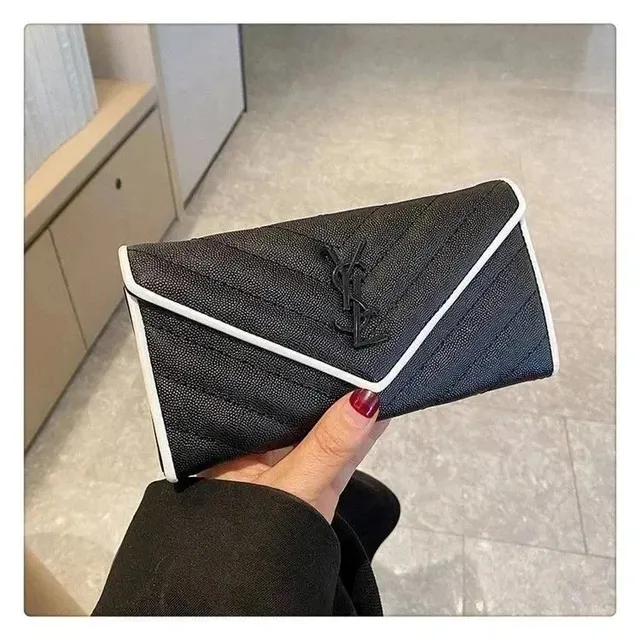 Saint Laurent Loulou Wallet Quilted Leather