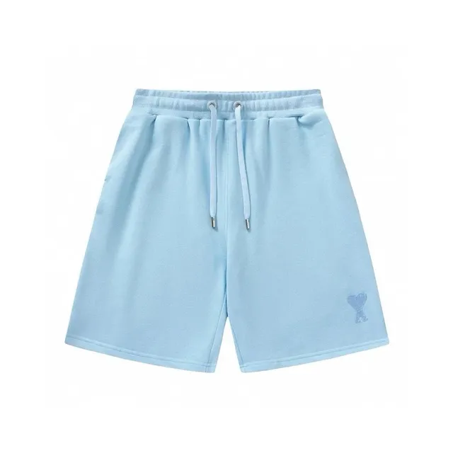 Amiri Logo Shorts Light Blue