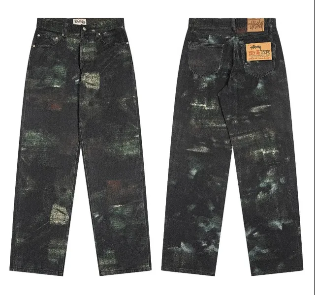 Stüssy Jeans Acid Wash Distressed