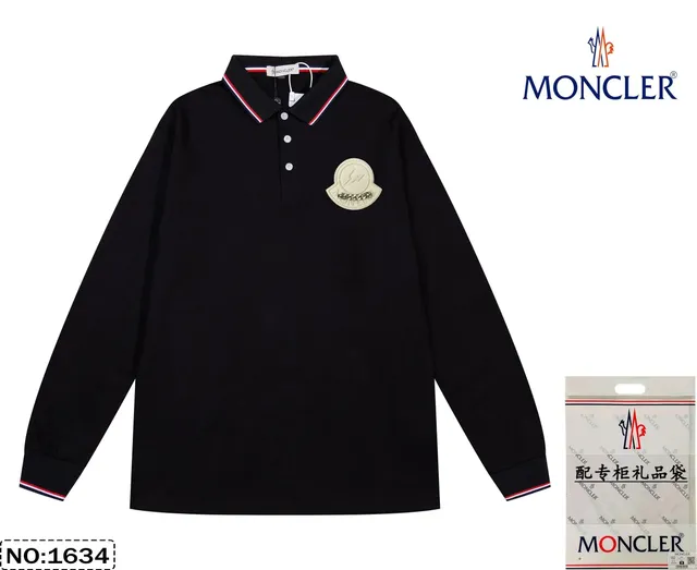 Moncler Polo Shirt Logo Patch