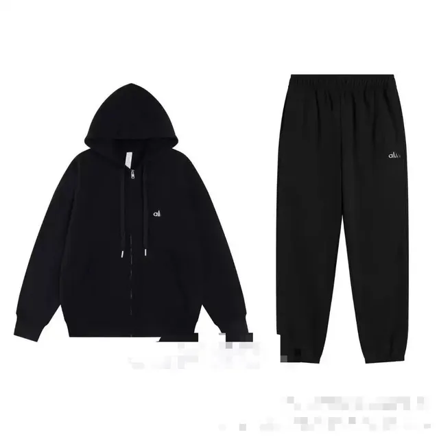 Calvin Klein Zip-Up Hoodie and Jogger Set Minimal Logo