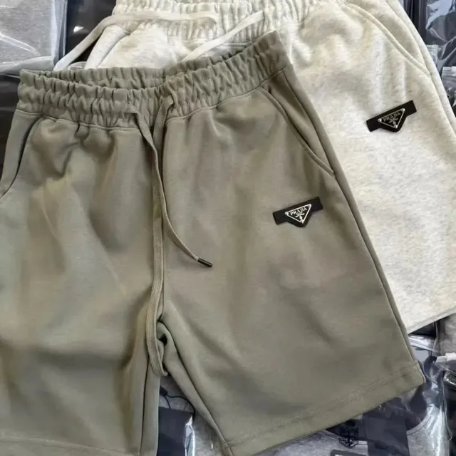 Prada Logo-Embellished Shorts Triangular Patch