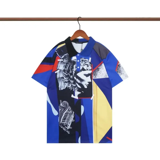 Versace Polo Shirt Medusa Print