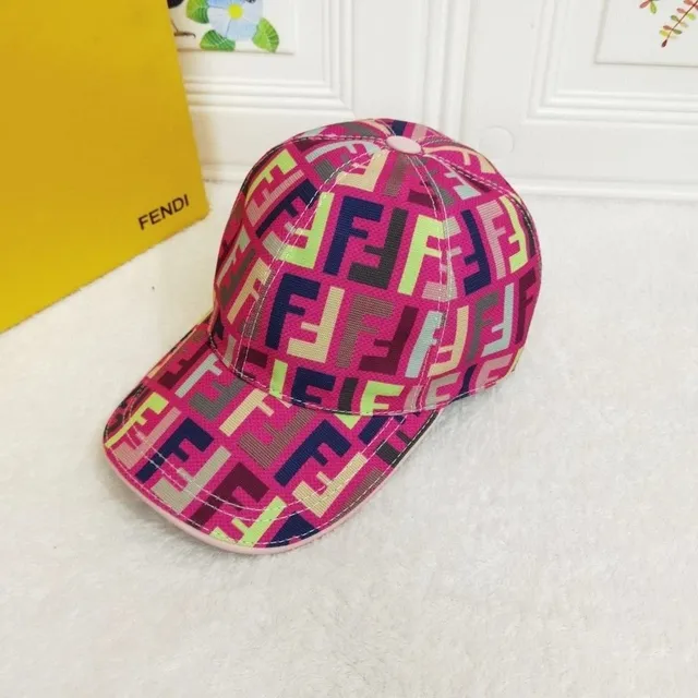 Fendi Baseball Cap FF Logo Print