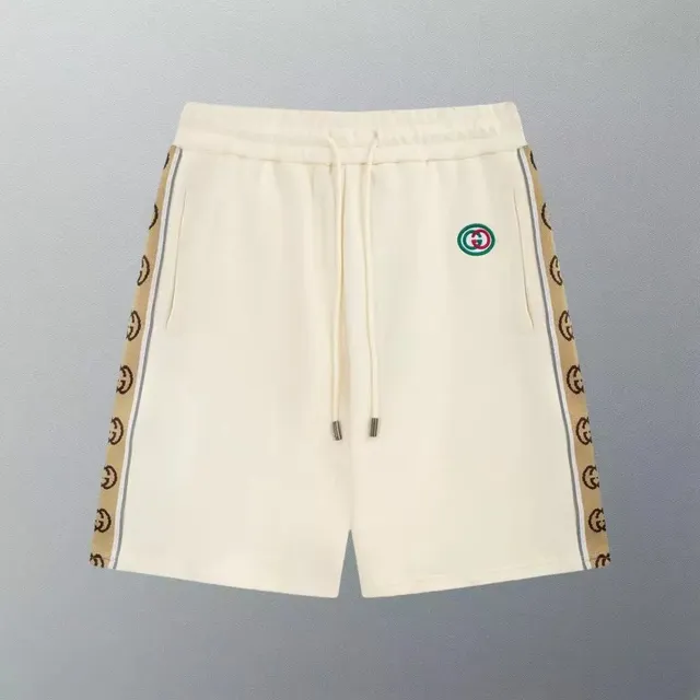 Gucci Logo-Striped Shorts Web Stripe Side Tape