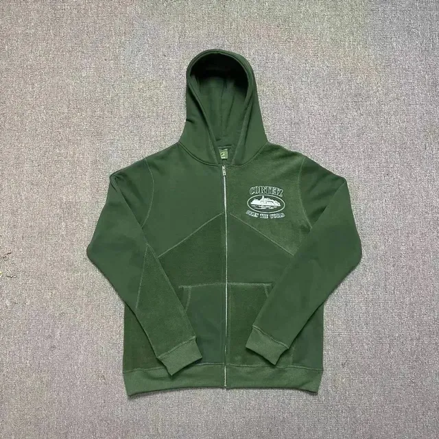 Corteiz Zip-Up Hoodie Rules The World