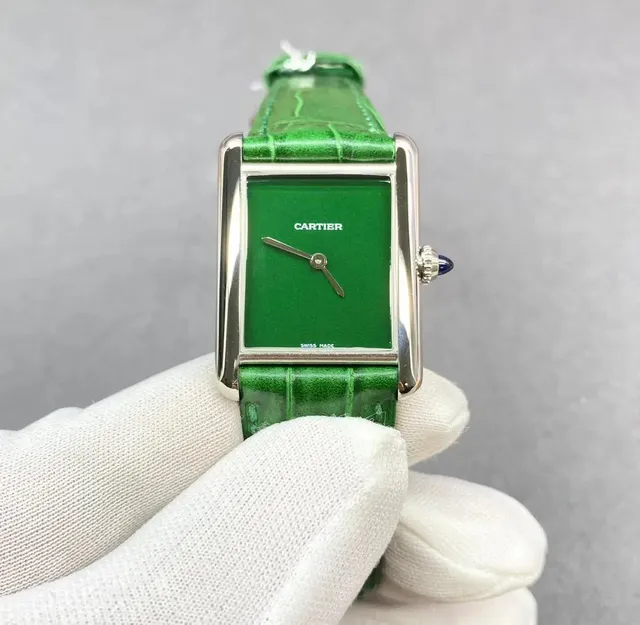 Cartier Tank Must Emerald Green Dial