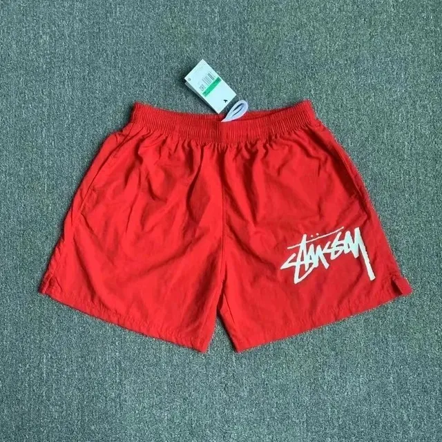 Stüssy Logo Shorts White Graffiti Logo