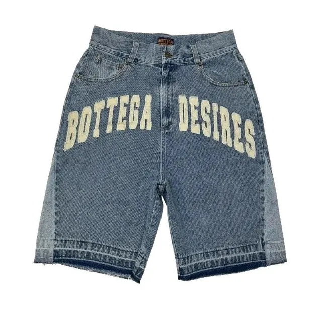 Bottega Veneta Denim Shorts Bottega Desires Arch Logo