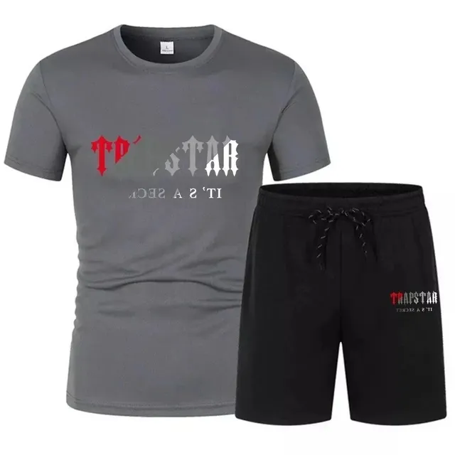 Two-Piece Set Trapstar Logo Print