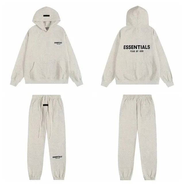 Fear of God Essentials Hoodie and Joggers Set Essentials Logo