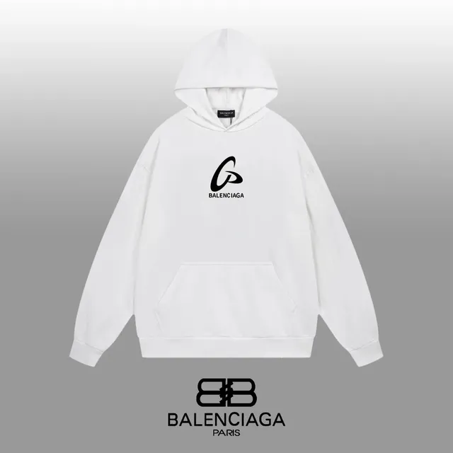 Balenciaga Hoodie Logo Print