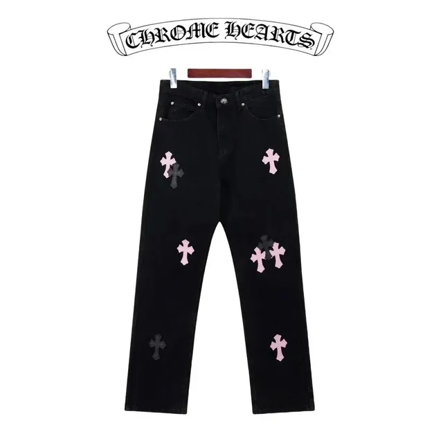 Chrome Hearts Cross Patch Jeans