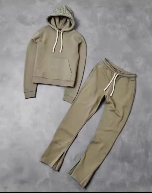 Syna World Hoodie and Joggers Set Olive Beige