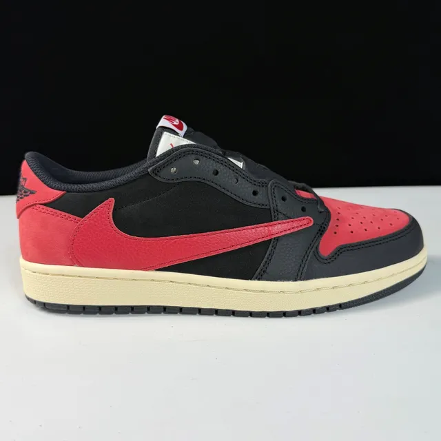 AJ1TS倒钩低帮黑红DM7866-061