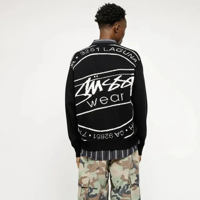 Stüssy Knit Cardigan Stussy Wear Graphic