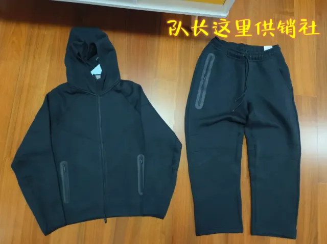 Nike Tech Fleece Hoodie and Joggers Black