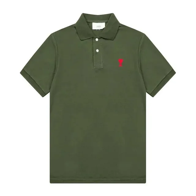 AMI Paris Polo Shirt Heart Logo