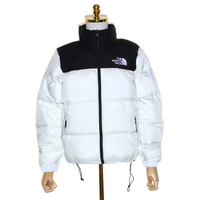 TNF 羽绒服【白黑】