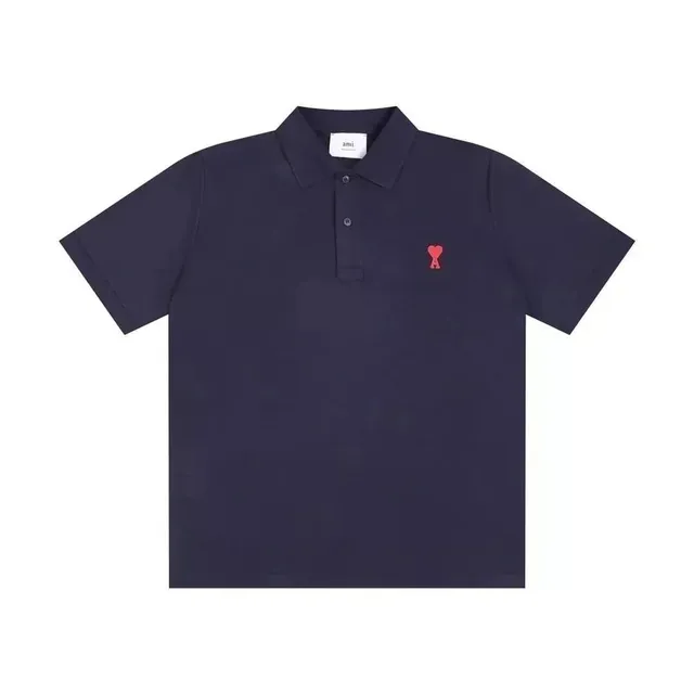 AMI Paris Polo Shirt Heart Logo