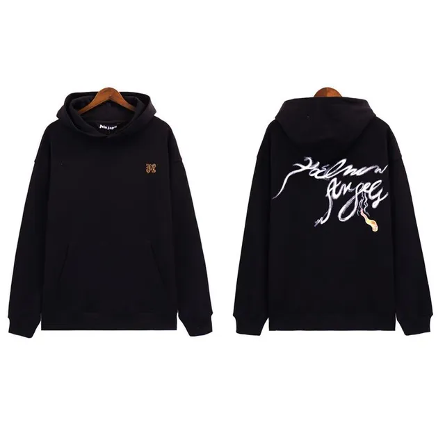 Palm Angels Hooded Sweatshirt Script Back Print