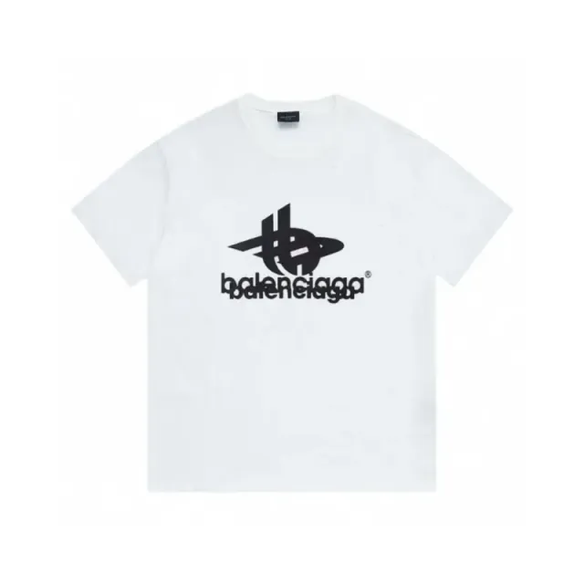 Balenciaga Logo T-Shirt Double Logo Print