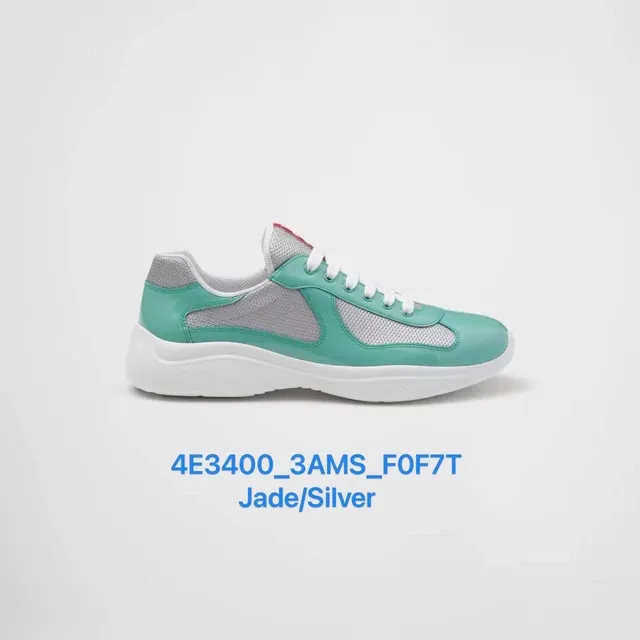 Prada Linea Rossa Sneaker Jade/Silver