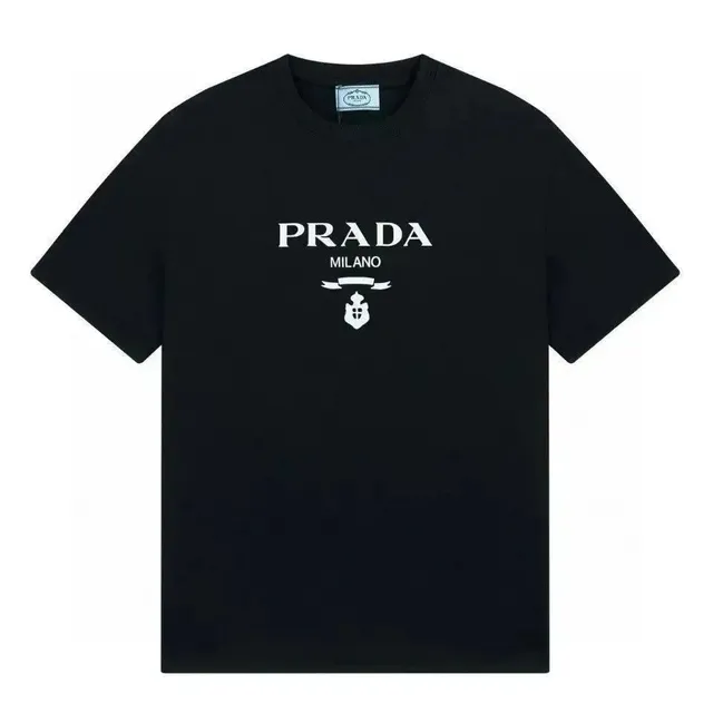 Prada Logo T-Shirt Milano Shield