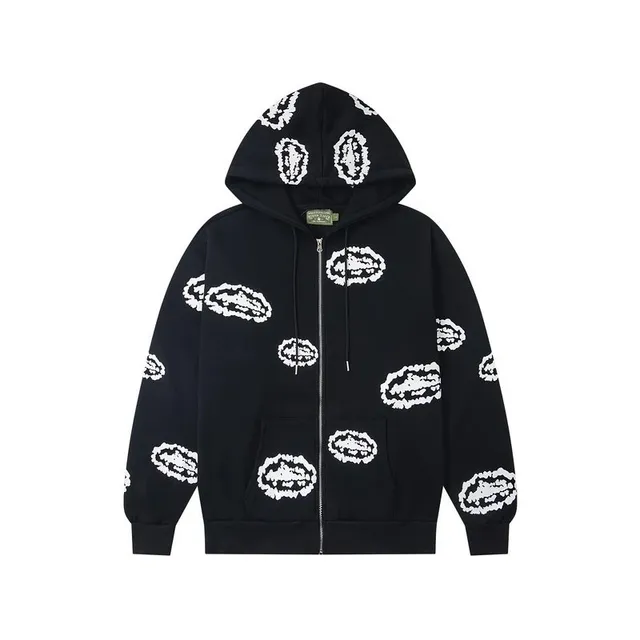 Gallery Dept. Zip-Up Hoodie Cloud Print